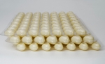 162 Stk. 3-Set Schokoladenherz Hohlkörper Weiß mit Rezeptvorschlag
